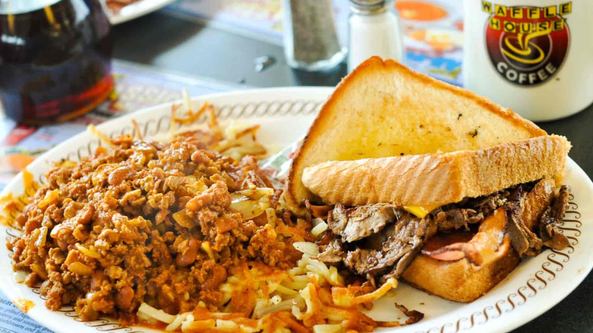 Texas Breakfast Melt with Hashbrowns