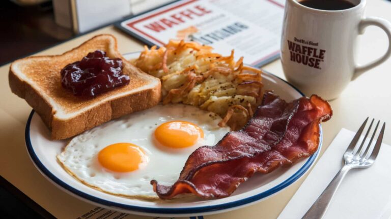 Two Egg Breakfast with Side Meat